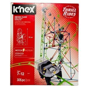 K’nex Mecha Claw Thrill Rides Building Set 305 Pieces - 2 1/2 ‘ tall - NEW